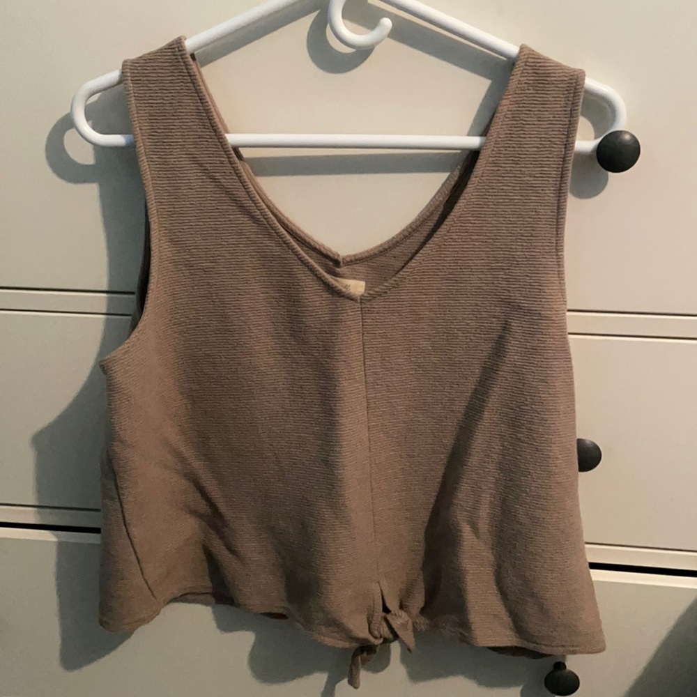 Madewell knot tie tank